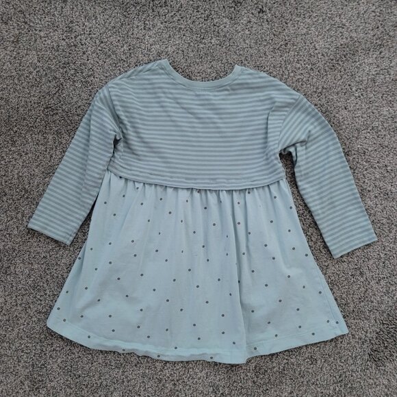Girls Next Green Long Sleeve Dress with Bears 4-5 Years, Pre-Owned , Good Cond - Picture 2 of 9